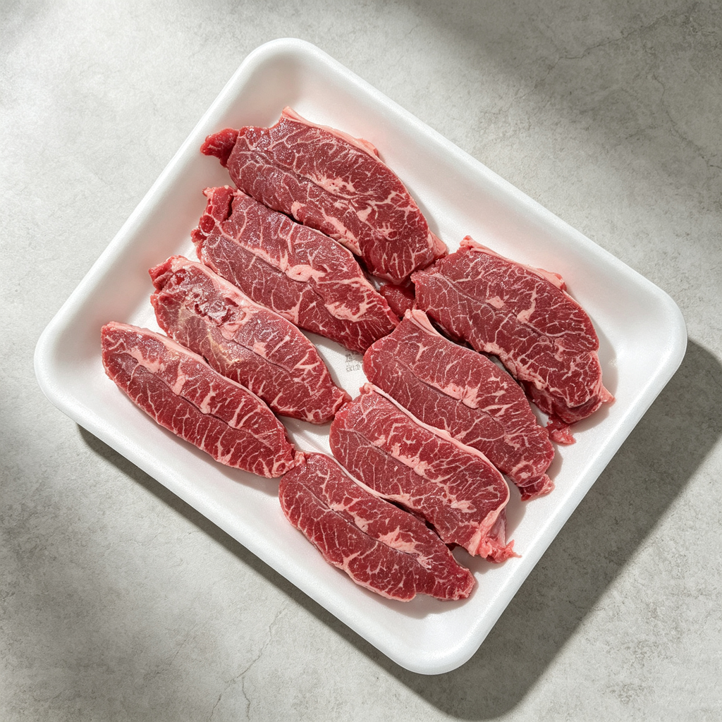 Original Cut Marbled Beef Slices