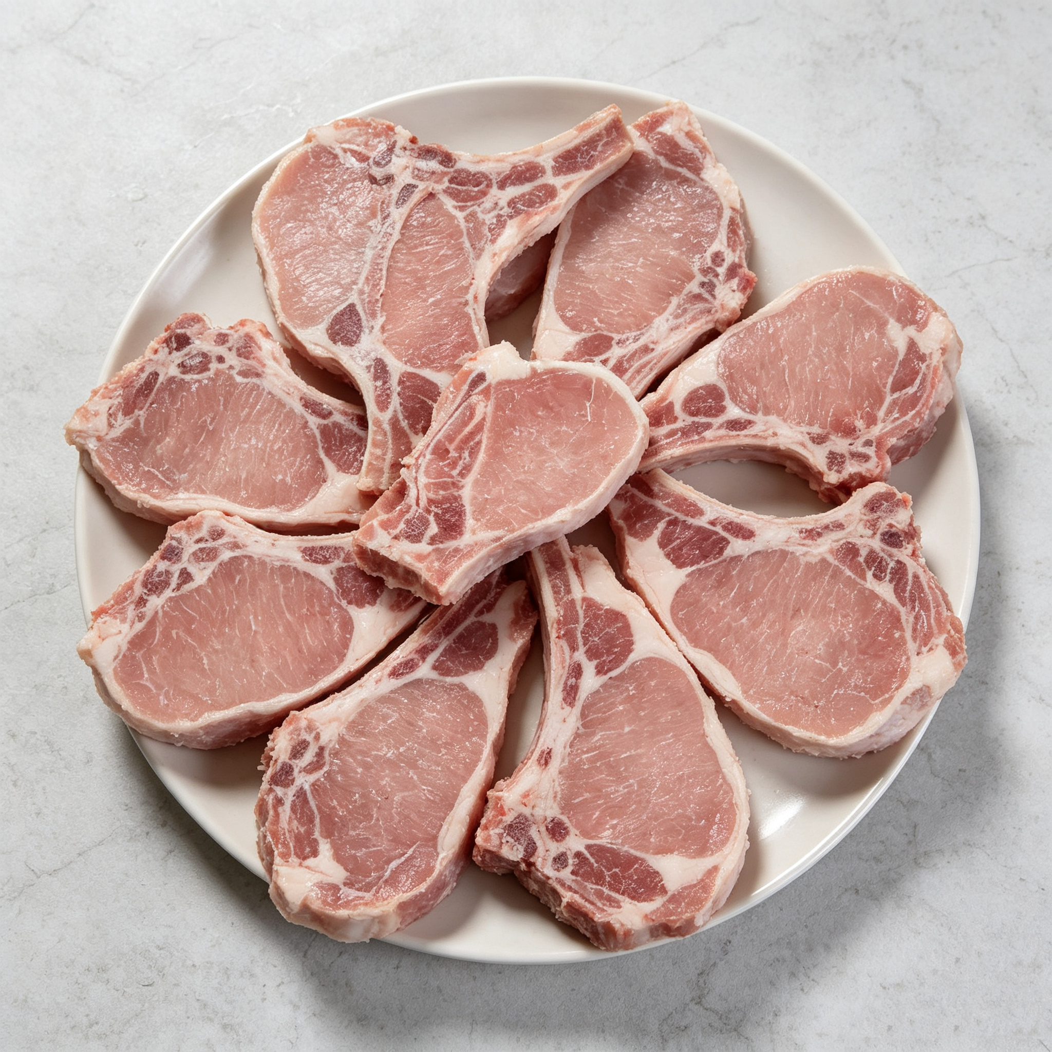 Frozen Original Cut Bone‑in Pork Chop